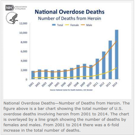 Heroin deaths in 2015