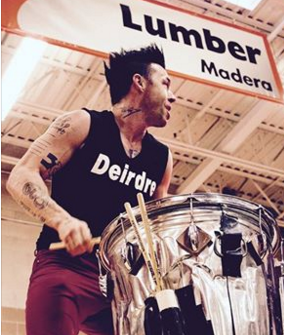 Band leader Justin Spencer honors a beloved Home Depot employee.