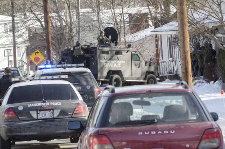 SWAT team at the Dave Street resident during three hour standoff that ended peacefully.