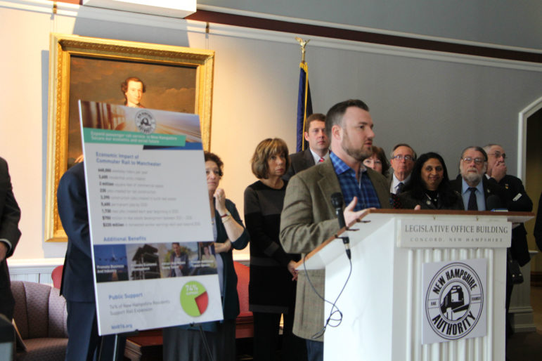 Graham Chynoweth speaks in support of moving forward with commuter rail.