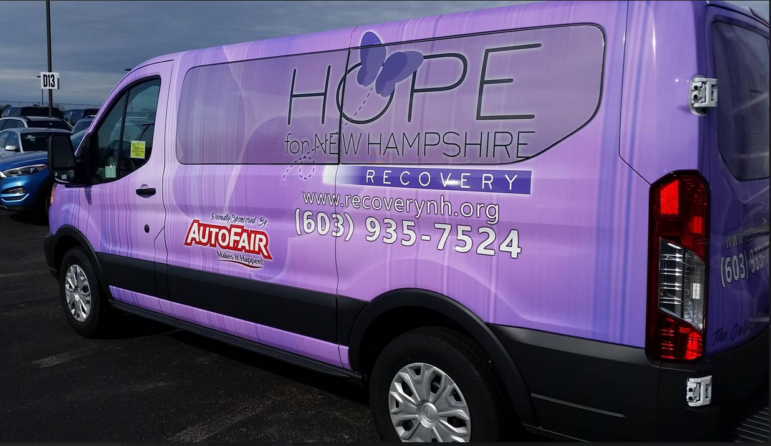 Ready to roll: Hope for NH Recovery is moving forward with a transport van, purchased for $1 from AutoFair.