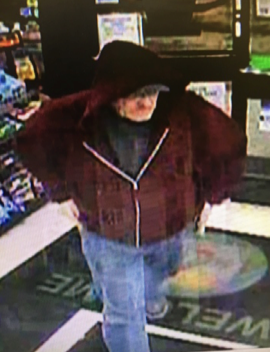 Suspect in Webster Street 7-Eleven robbery.