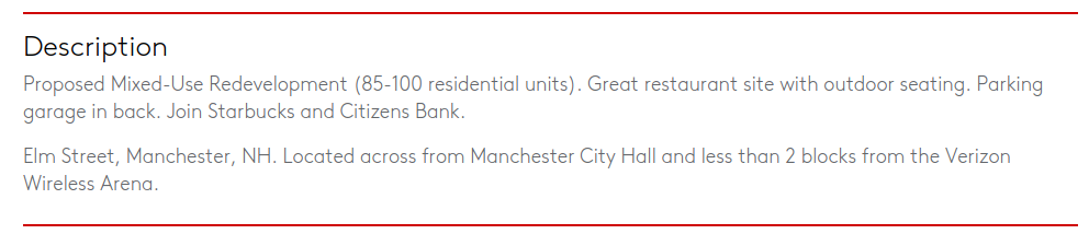 Although Starbucks is "not firm" yet, the developer is using Starbucks as a selling point as it seeks tenants for the Citizens Bank building.