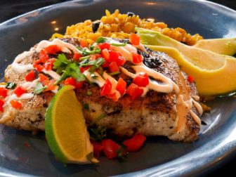 Grilled mahi mahi at Cactus Jack's