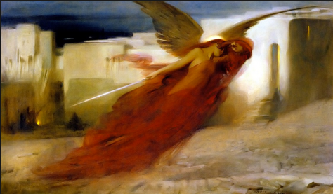 "And there was a Great Cry in Egypt" by Arthur Hacker
