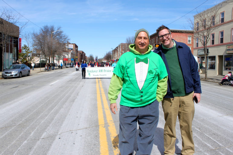 WMNH morning radio show hotsts Joel "Moose" Elber and Peter White.