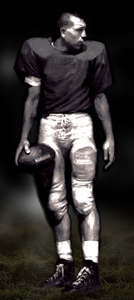 Johnny Unitas wore custom cleats made by Indian Head Shoe Co.