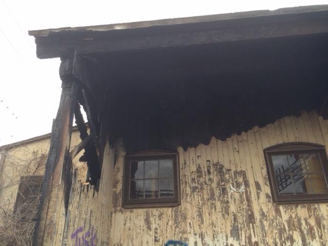 Damage to DOT building determined to be arson.