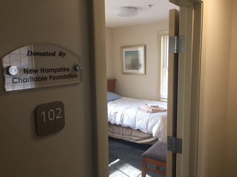 View of a bedroom at the new Farnum Center North Ray House.