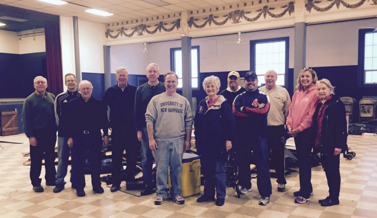 Pictured: Rotary members Steve Spain, Steve lubelczyk, Tom Barrett, Mark Burns, Walt Milne, Thom Lavoie, Claira Monier, Dan Fortin, Chris Blais, Gary frost, Diane Fitzpatrick, Arlene Burns. Missing from photo is Mary Chevalier.