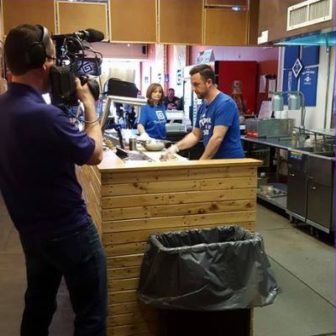 The Pahntom Gourmet recently filmed an episode at The Gyro Spot