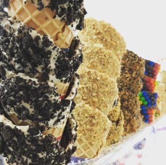 Hand-dipped cones at the Granite State Candy Shoppe 