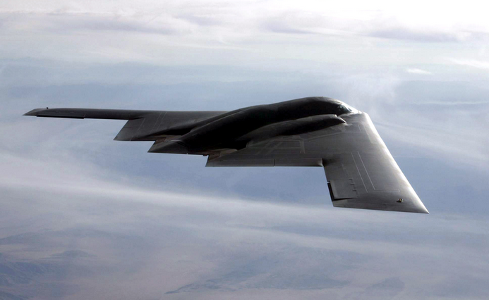 B-2 Spirit bomber.