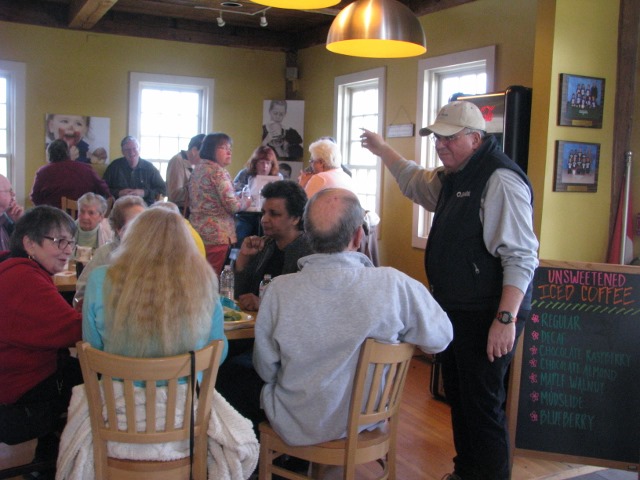 Breathe NH President and CEO Dan Fortin of Bedford, far right, with volunteers.