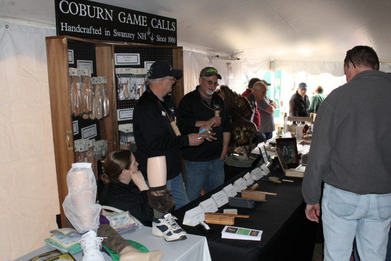 Lots of hunting and fishing gear vendors.