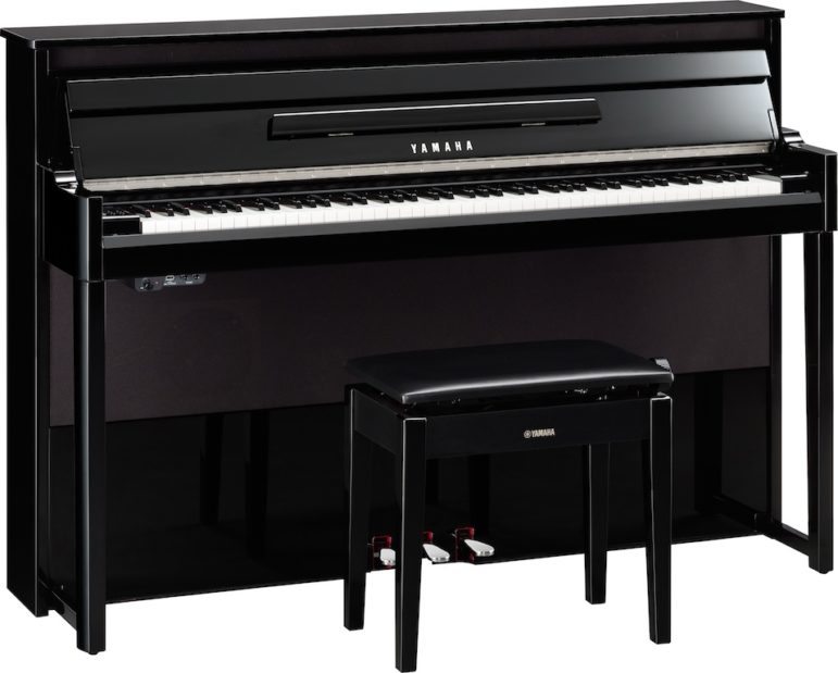 Yamaha NU1 hybrid just like this will be donated to Parkside Middle School, thanks to Barry Manilow.
