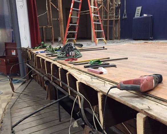 Setting the stage for the big makeover and bigger reveal.