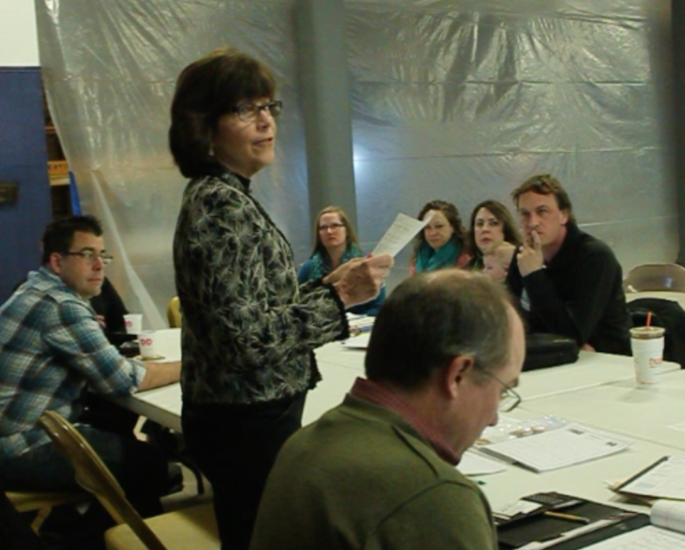 Building on Hope Co-chair Karen an Der Beken, leads the second meeting of the morning at MPAL.