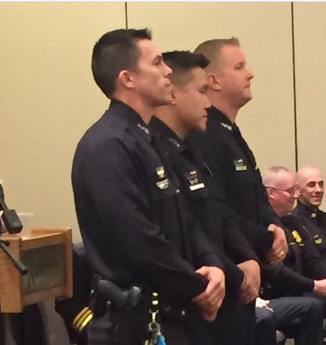 Officers Beland, Choi and Tanner.