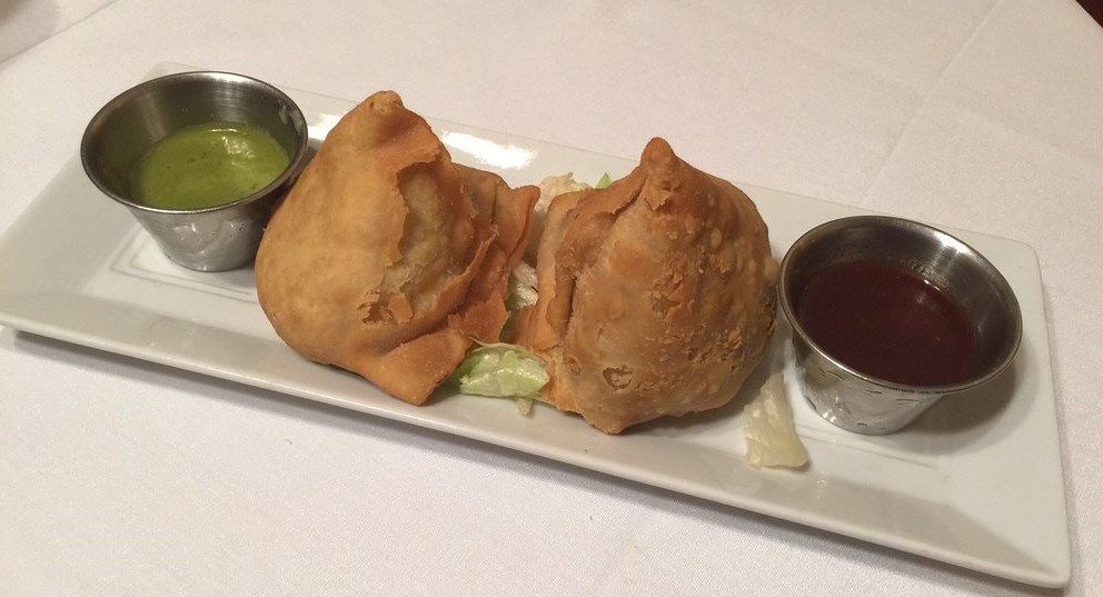 Vegetable samosa at Royal India