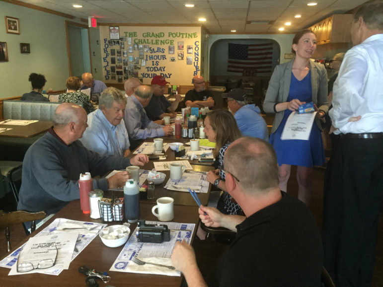 Supporters of Sen. Lou D'Allesandro come together for breakfast at Chez Vachon.