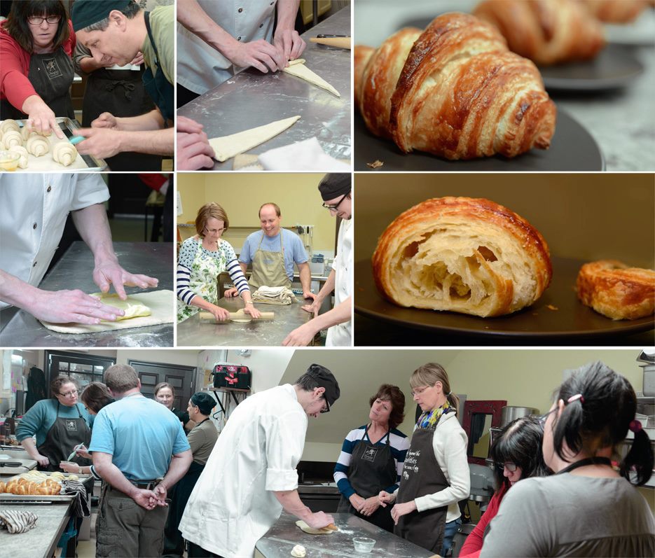 Learn how to make an authentic croissant at Dancing Lion Chocolate. 