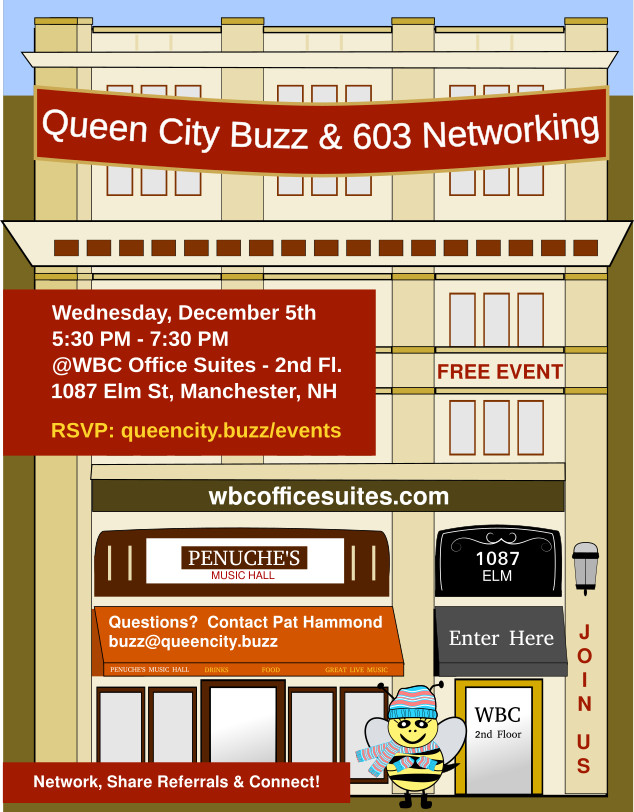 Queen City Buzz & 603 Networking at WBC Office Suites
