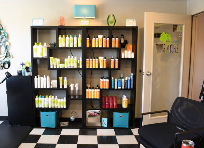 Tower of Curls hair care products