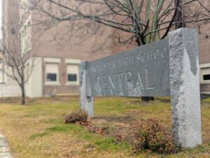 Central High School sign