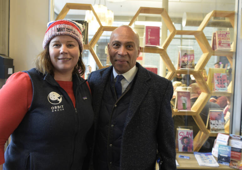 photo Elizabeth Hitchcock with Deval Patrick