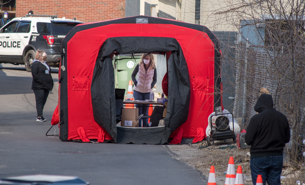 COVID-19 testing for homeless and staff begins at New Horizons shelter ...