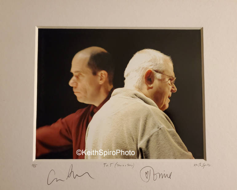 Tomie dePaola & Tony Princiotti photo by Keith Spiro