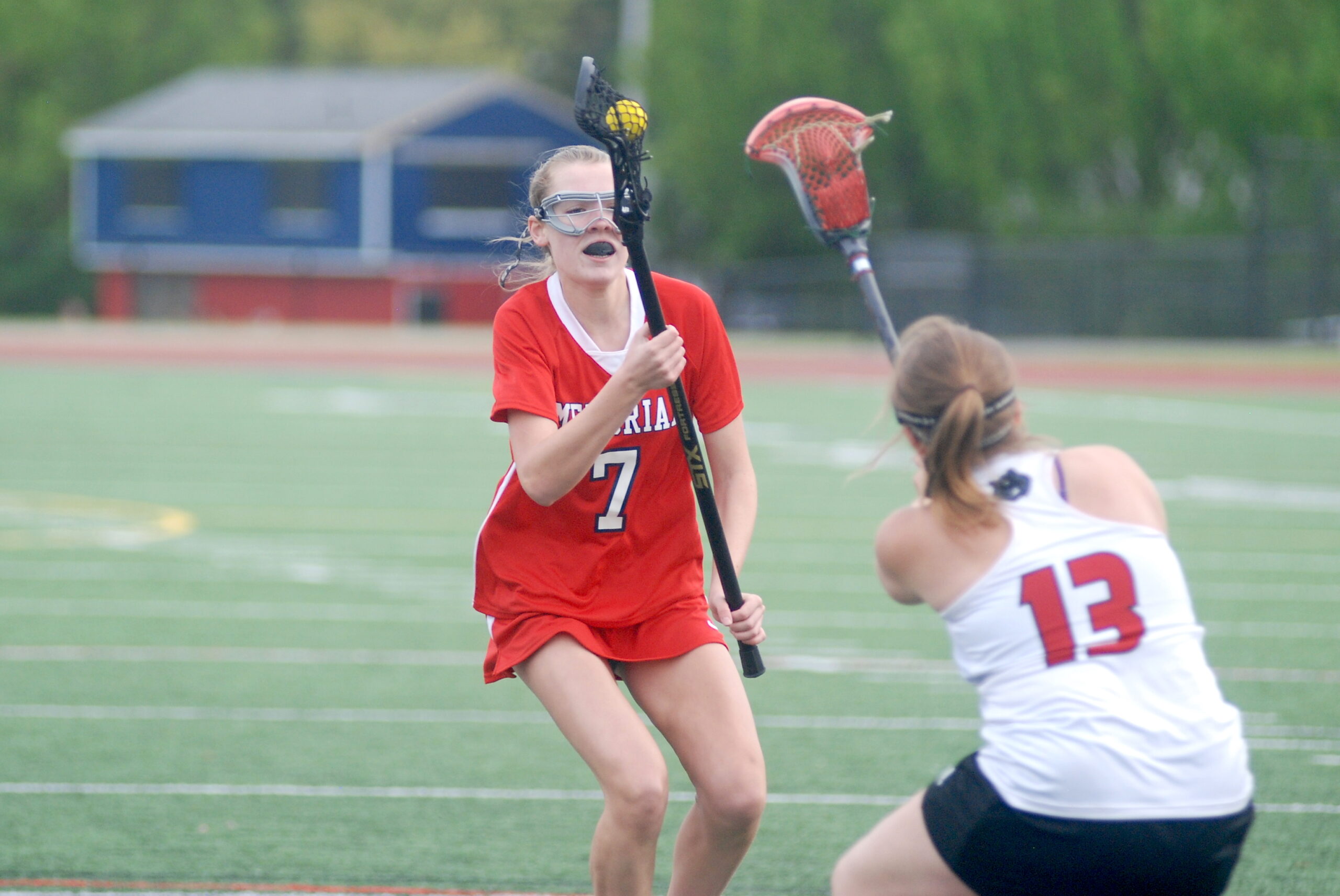 Sophomore Kaleigh Murphy scored for Memorial/West on Wednesday.