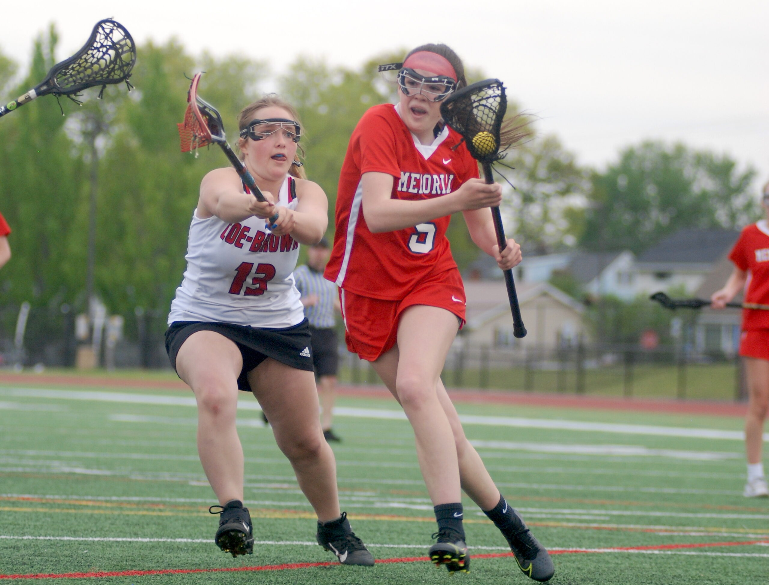 Sophomore Payton Moran is one of the young sparks helping to boost Memorial/West's current and future prospects on the lacrosse field.