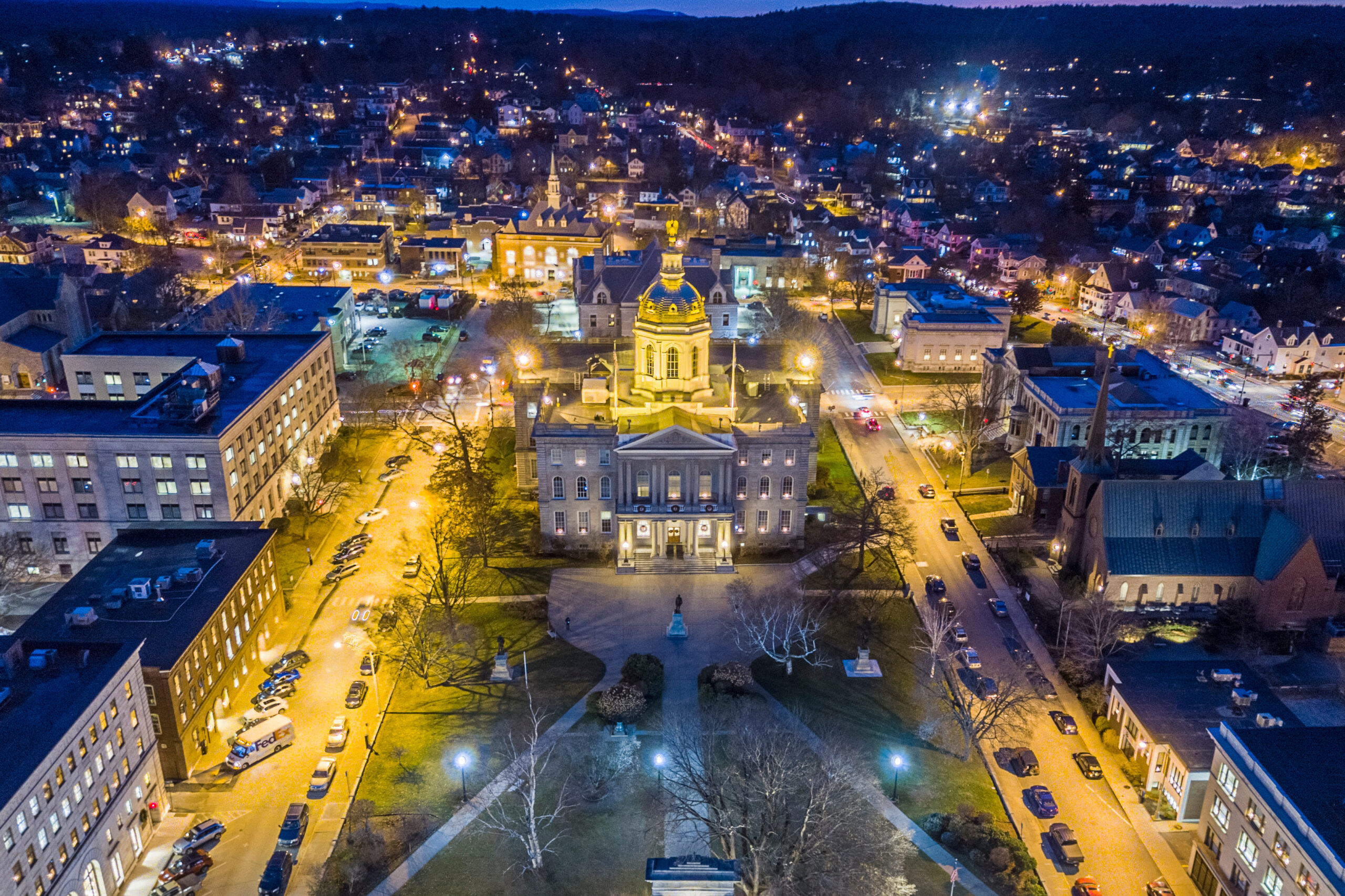The State House in Concord, NH.