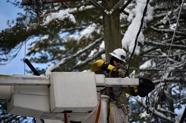 Eversource line worker.