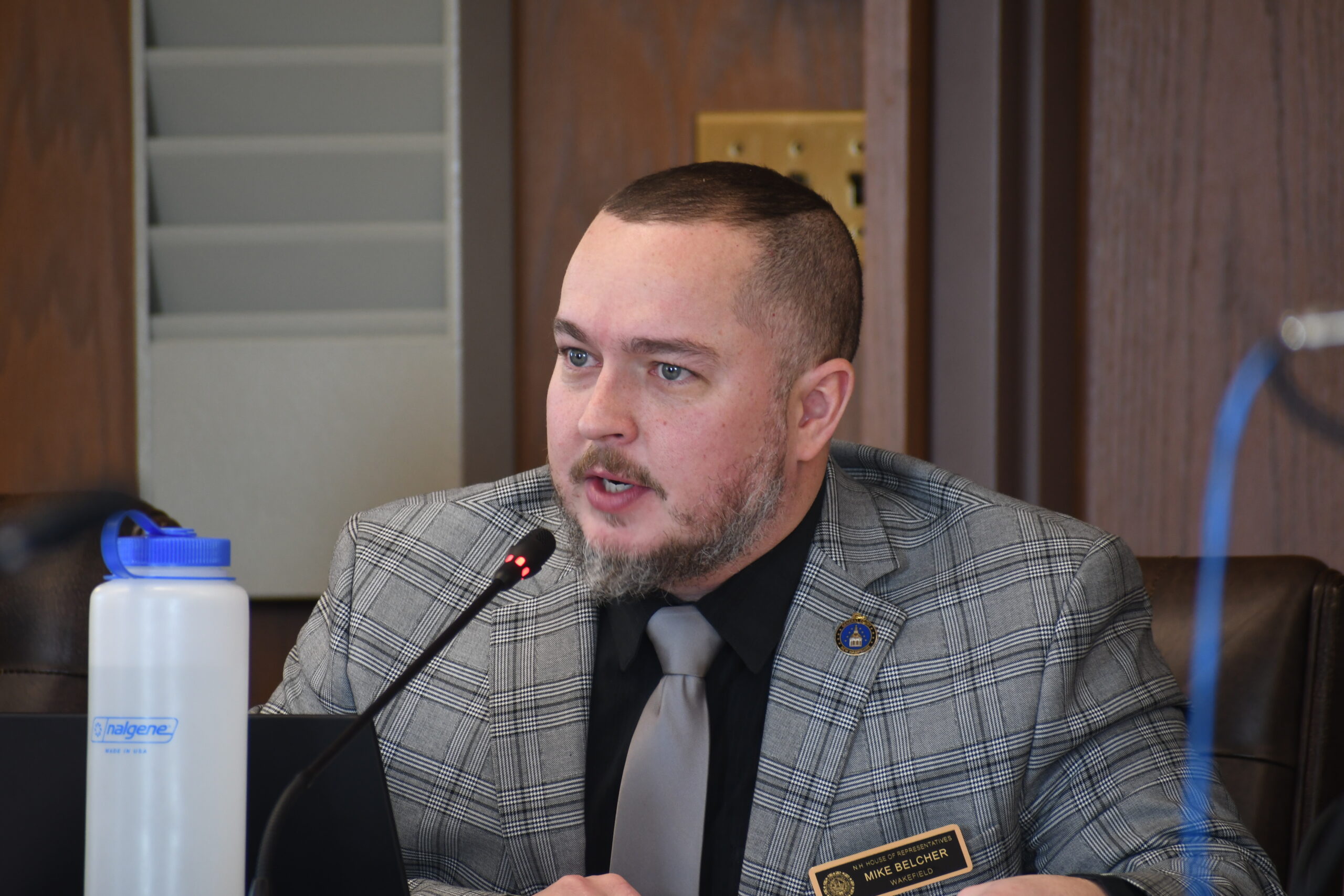 Mike Belcher (R-Wakefield) on March 6, 2023. Photo/Andrew Sylvia