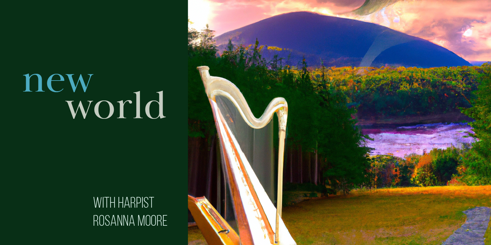 New World concert promotion graphic