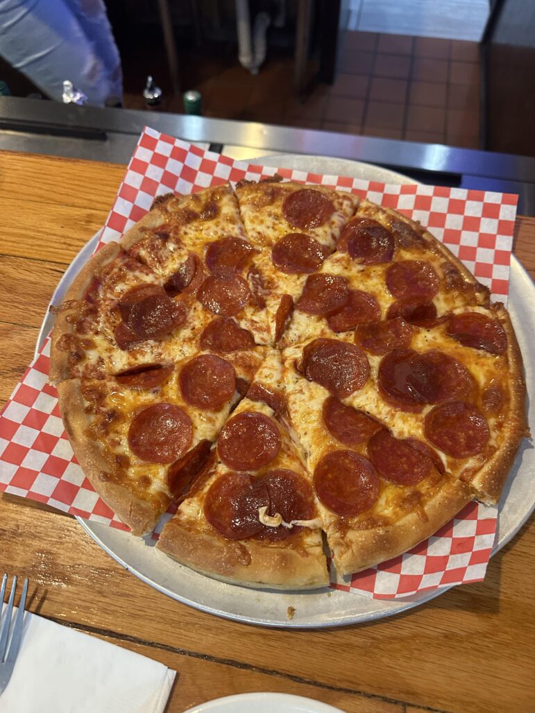Matty Juno's pizza at Season Tickets