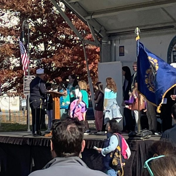 Spirit of thanks and gratitude abound during post-parade Veterans Day ceremony