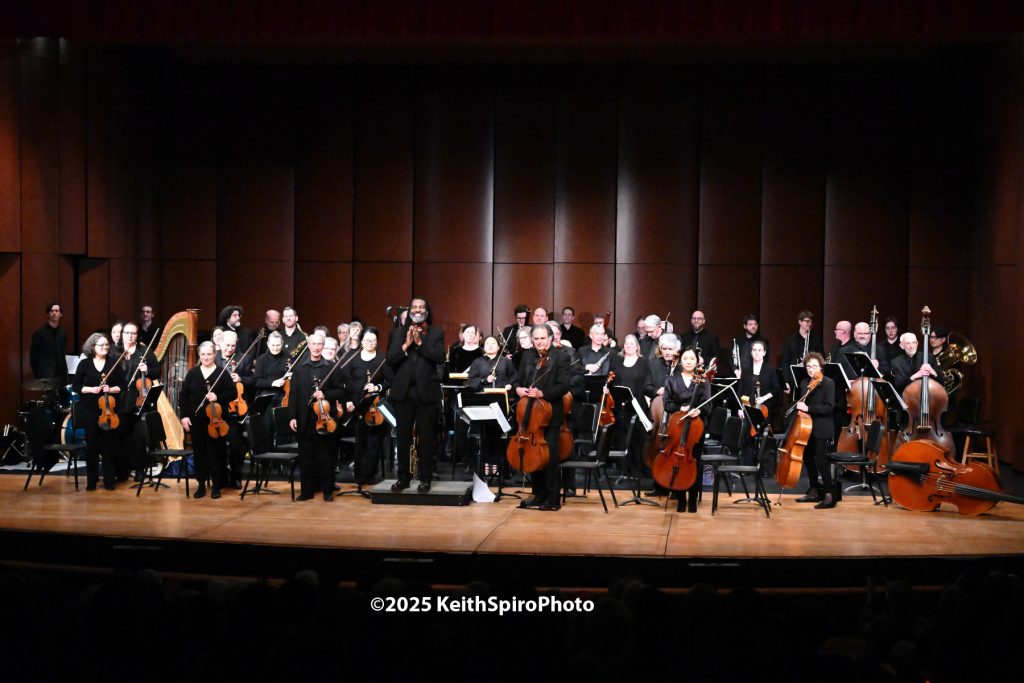 Hollywood is big and so are the 52 musicians filling the stage in this photo by Keith Spiro of Symphony NH Hollywood Hits program.