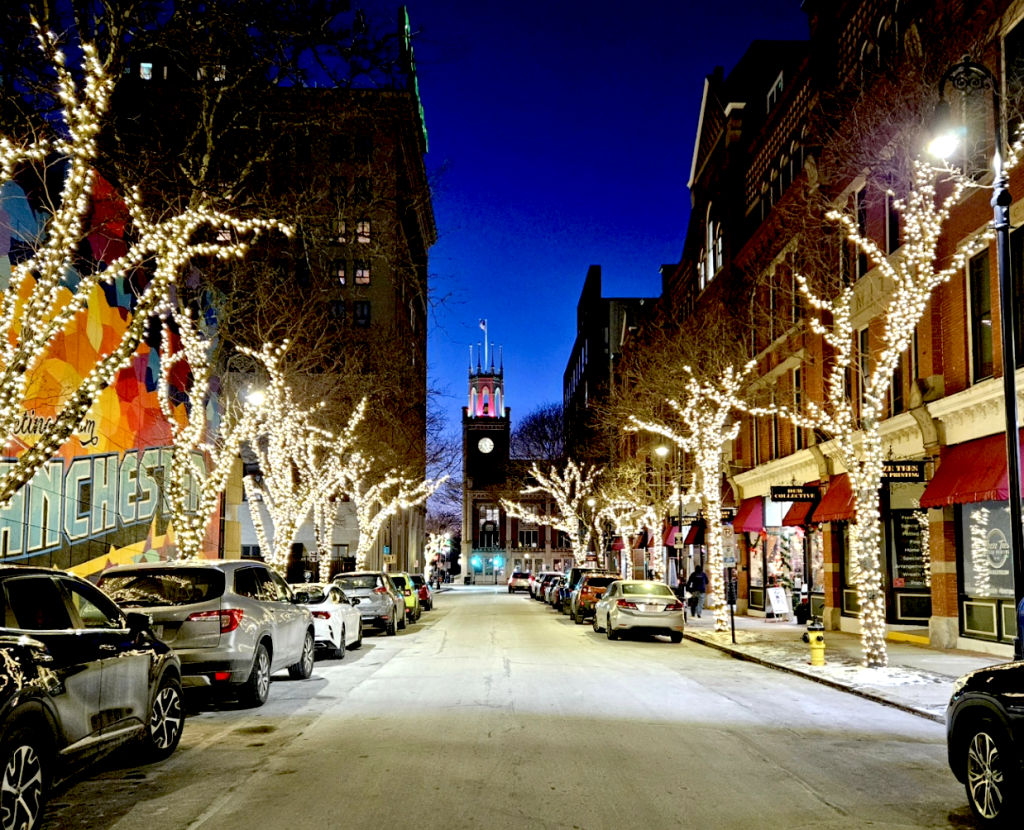Hanover Street tree lights