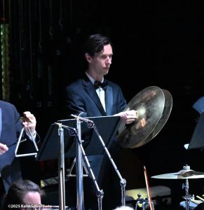 image of percussion triangle and cymbals in a photo by Keith Spiro