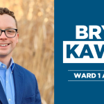 Bryce Kaw-uh officially files for Ward 1 Alderman