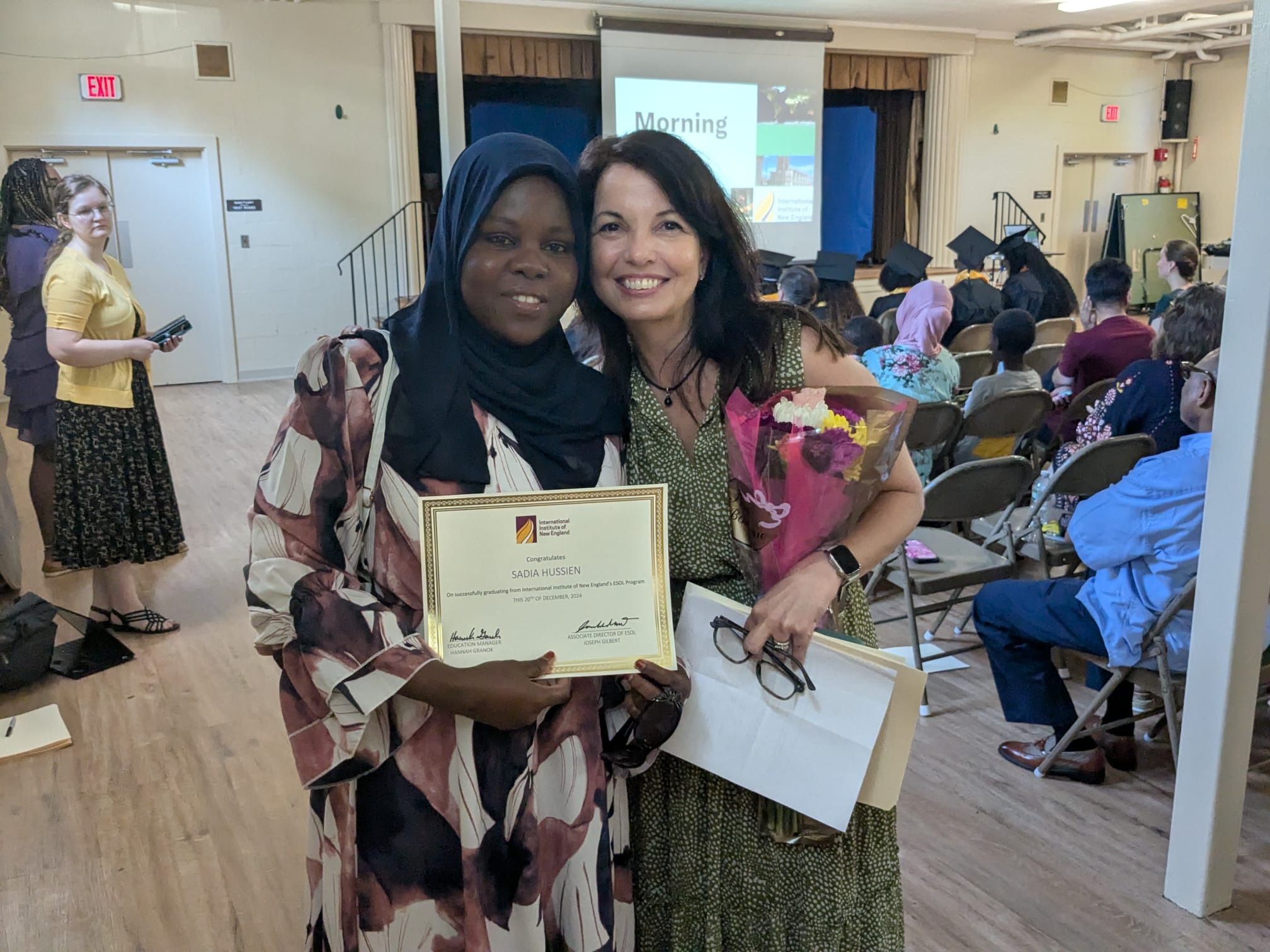 Certificates of perseverance: International Institute celebrates ESL student graduates