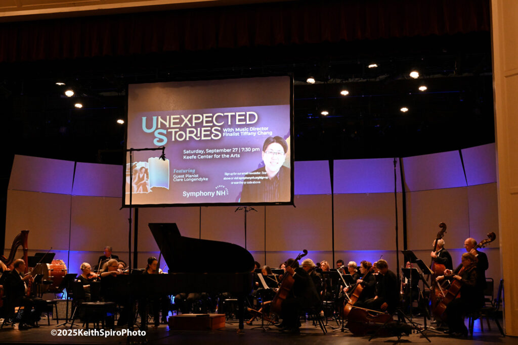 A Keith Spiro Photo of the fully set stage in the Keefe Auditorium just moments before the concert began.