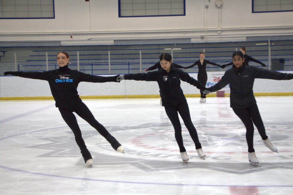 NH Skating Club members at JFK Coliseum.