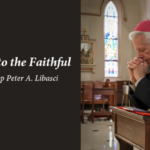 Screenshot from Diocese of Manchester website featuring Bishop Peter Libasci.