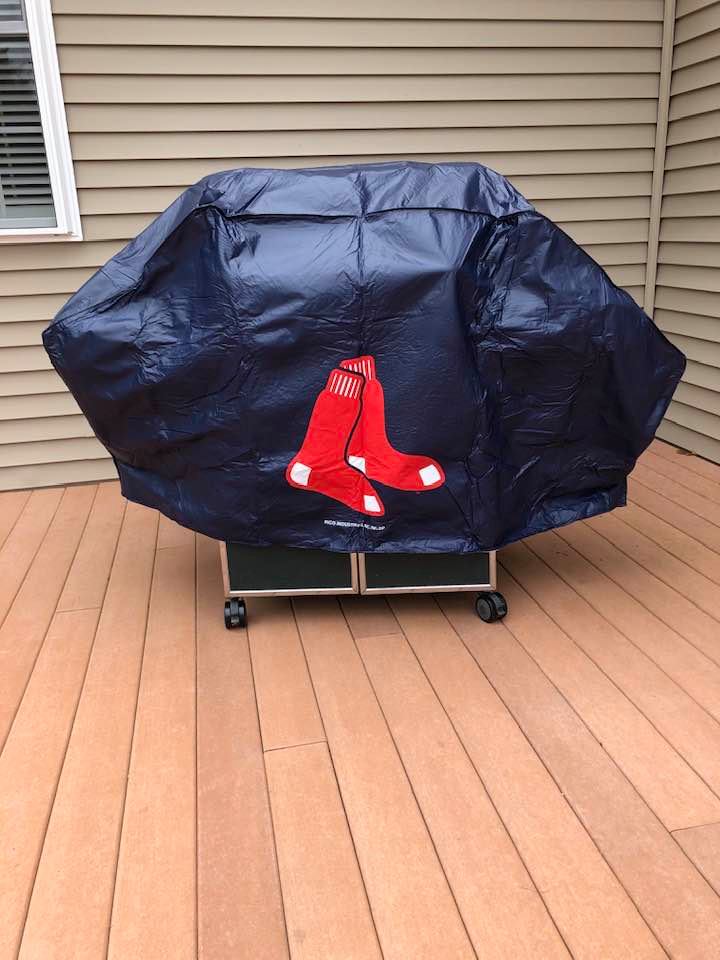 Don Huot Red Sox grill cover