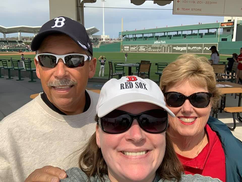 DON HUOT -MARY-LISA AT SPRING TRAINING